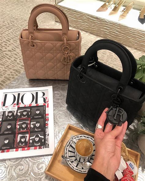 lady dior ultra matte black large|lady dior bag large.